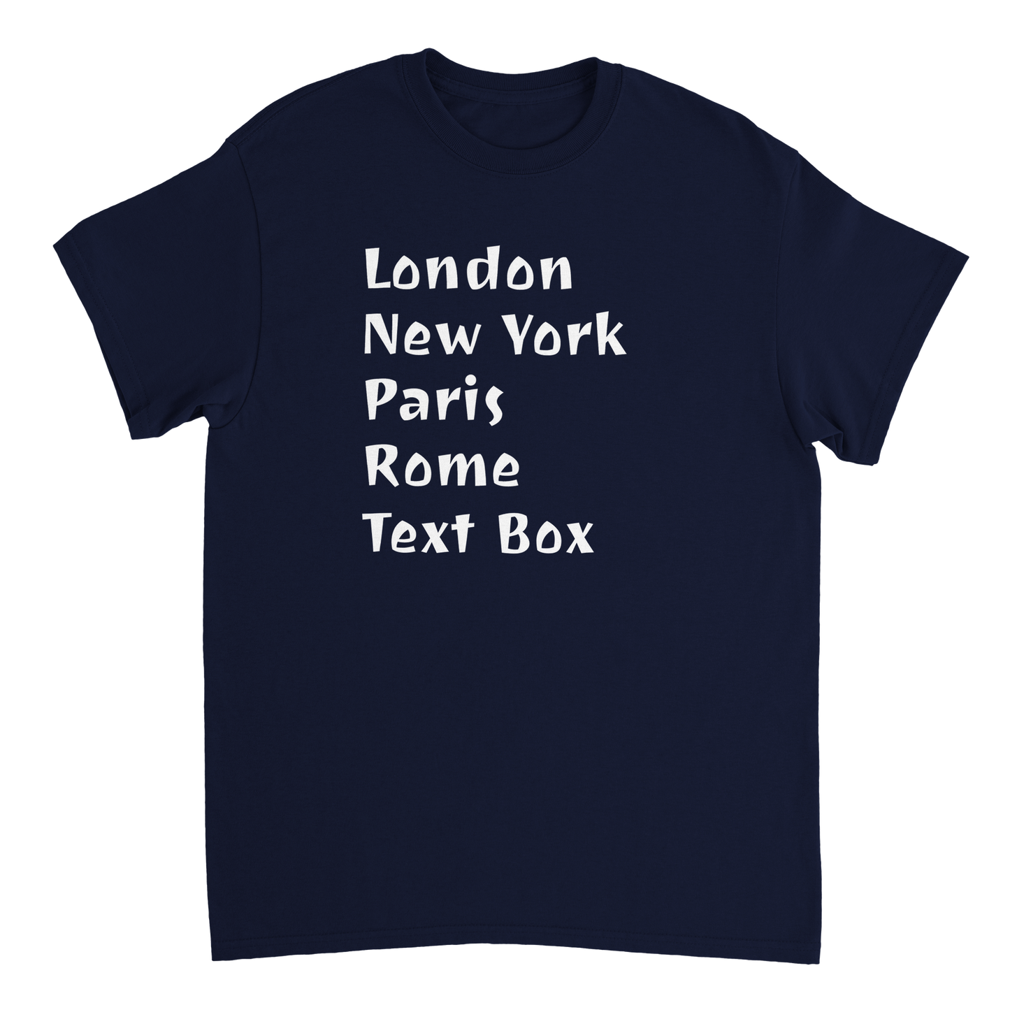 World's Greatest Cities - (Personalise with your choice of City - Max of 10 Characters)