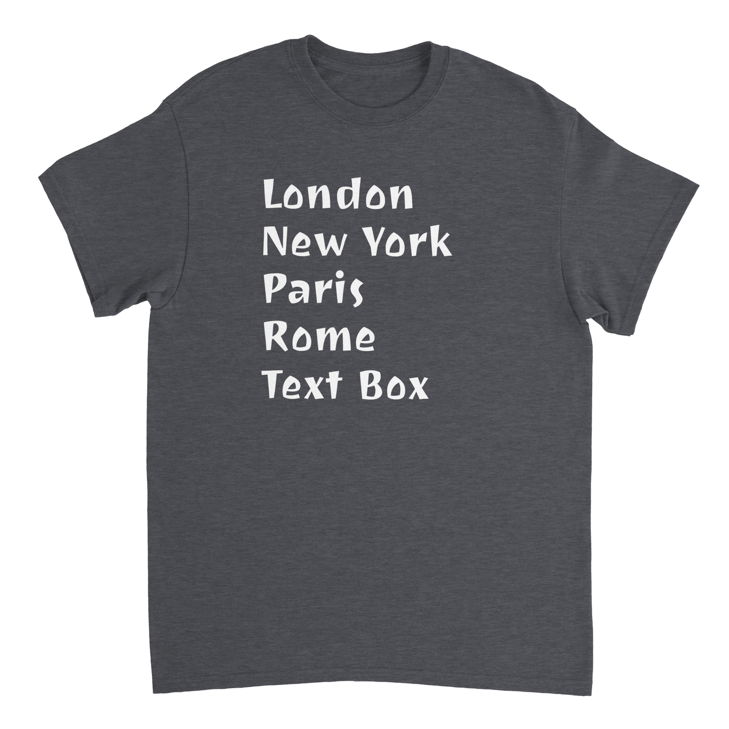 World's Greatest Cities - (Personalise with your choice of City - Max of 10 Characters)