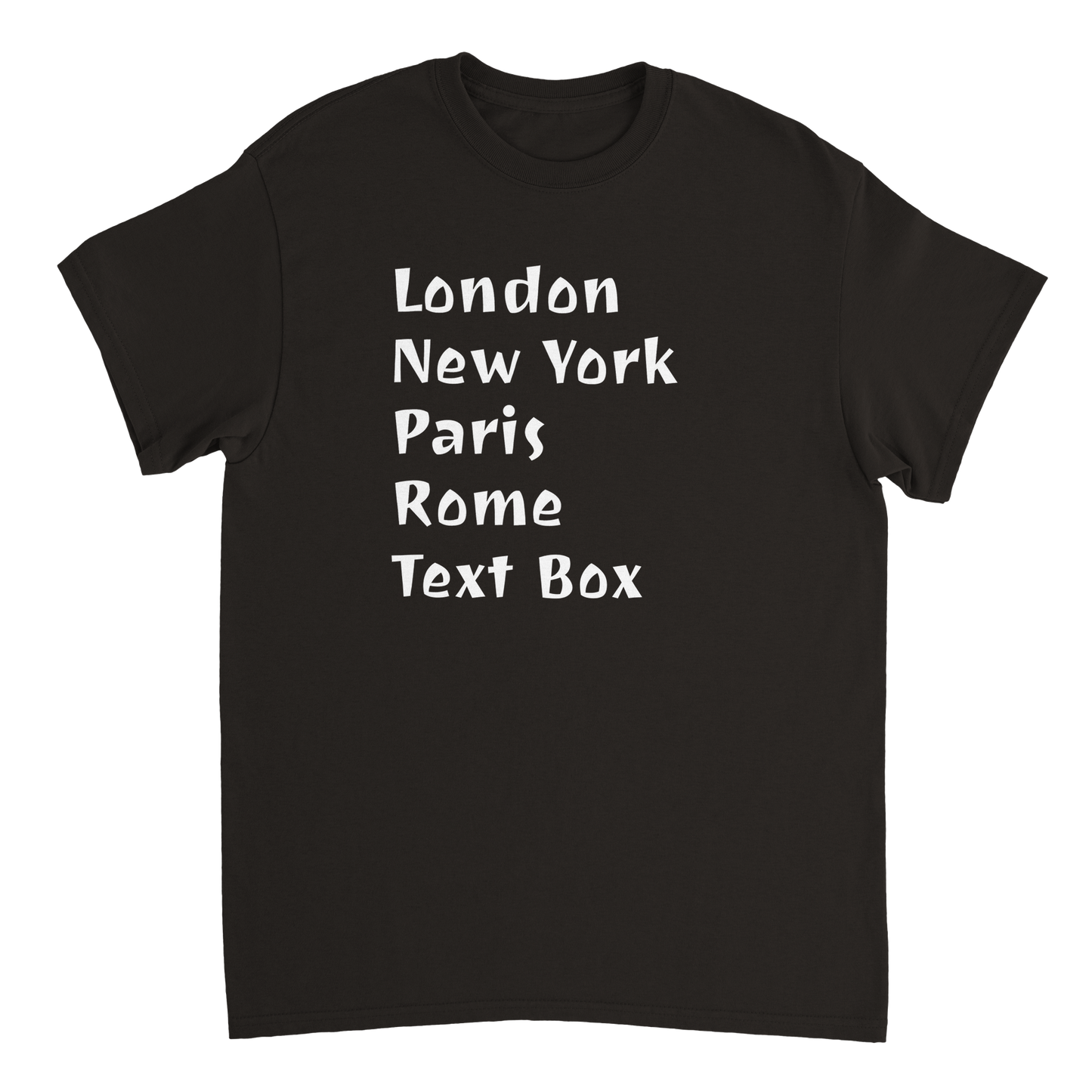 World's Greatest Cities - (Personalise with your choice of City - Max of 10 Characters)
