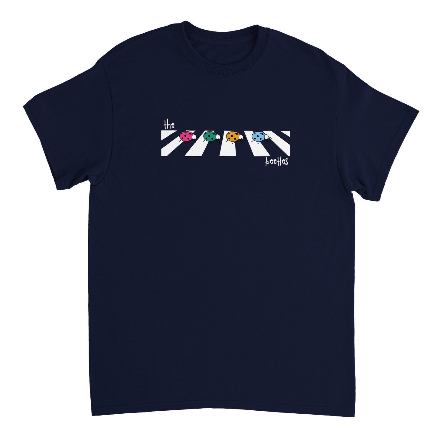 The Beetles crossing Abbey Road - Pastel