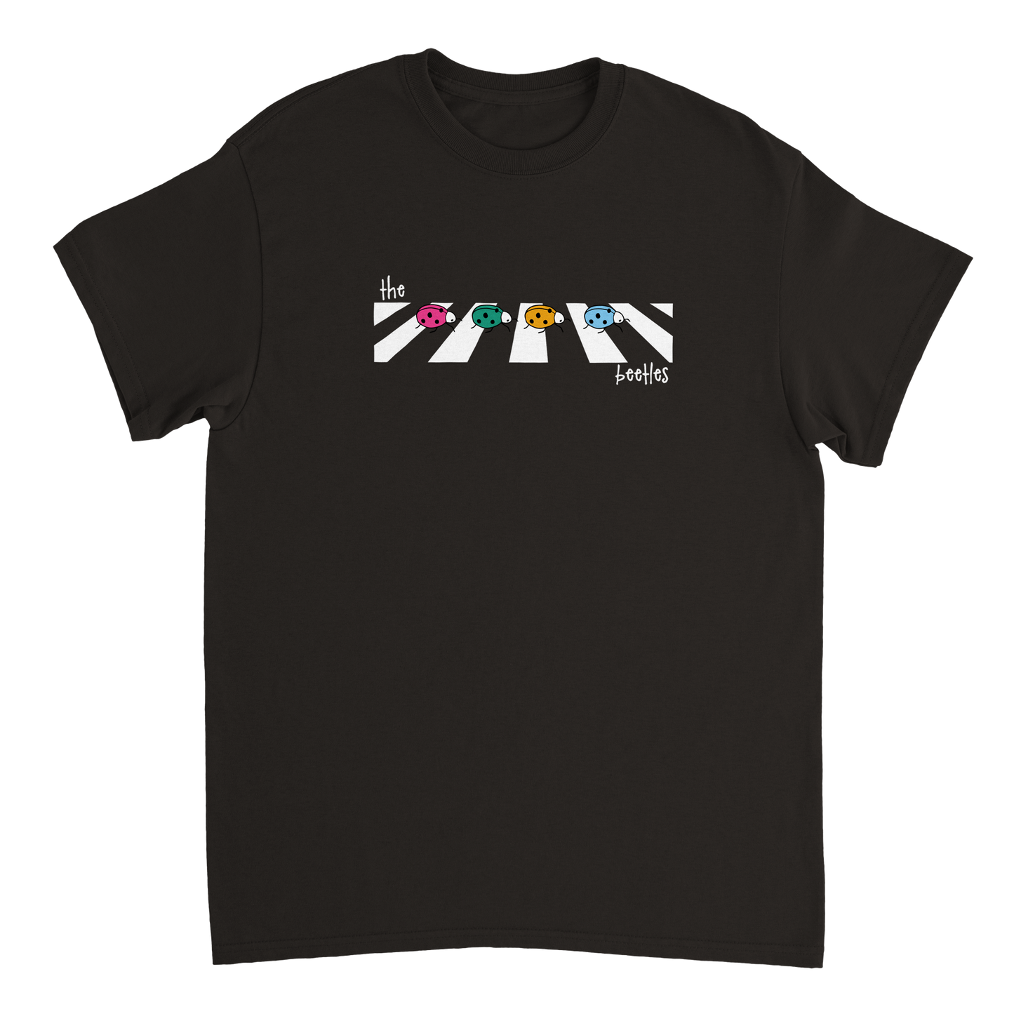 The Beetles crossing Abbey Road - Pastel