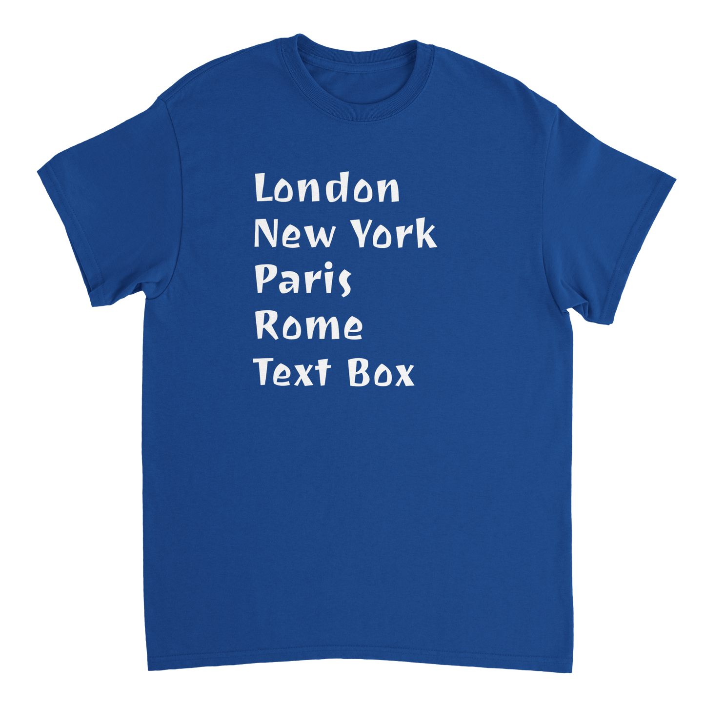 World's Greatest Cities - (Personalise with your choice of City - Max of 10 Characters)