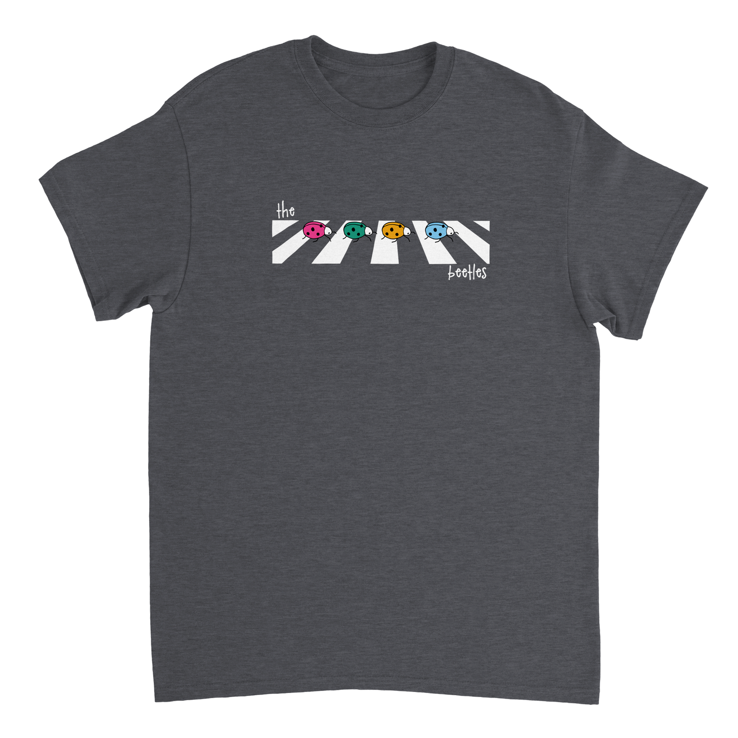 The Beetles crossing Abbey Road - Pastel